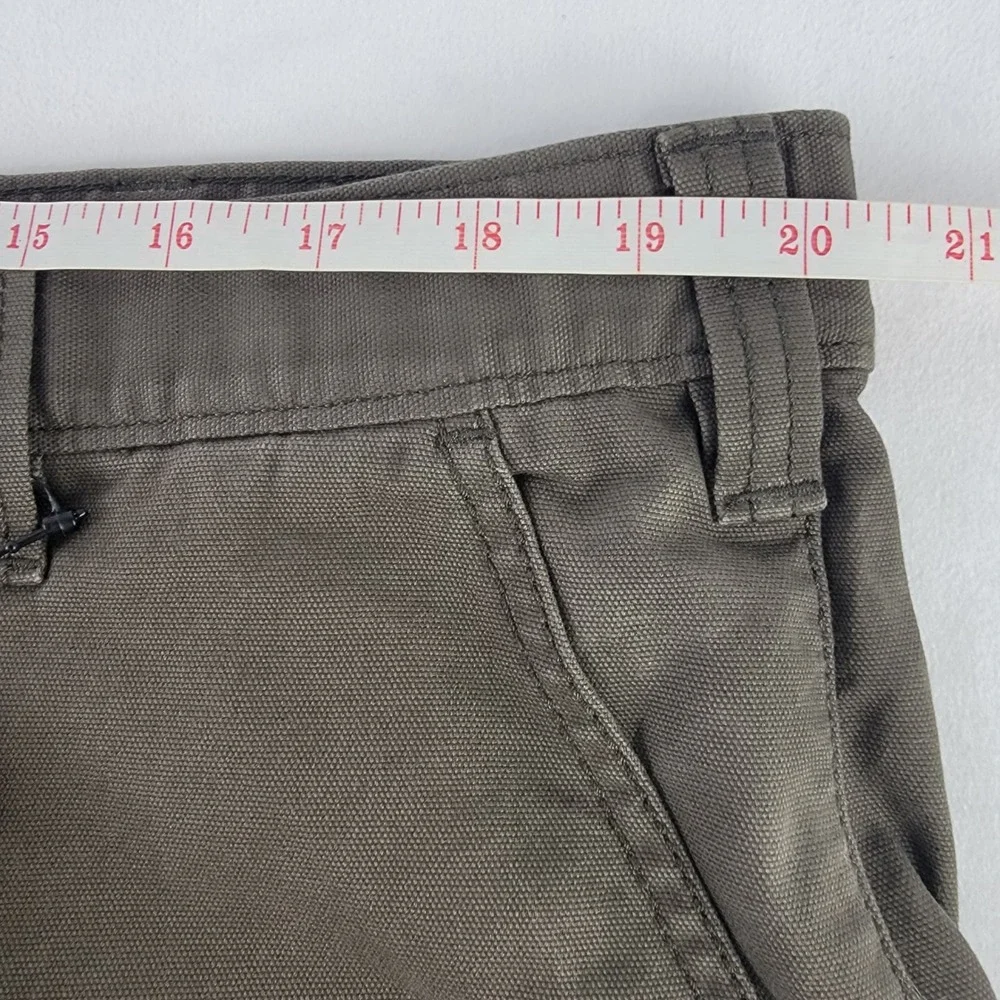 Carhartt Rugged Flex Canvas Jogger Pants Relaxed Brown BN6889-M Mens 40 Short